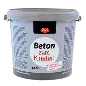 Viva Decor® Bastel Beton zum Kneten (4,5 kg Eimer)