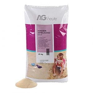 A&G-heute 25kg Spielsand Quarzsand für Kinder Sandkasten