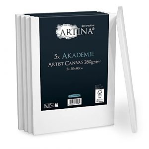 Artina FSC® Keilrahmen 5er Set Akademie 30x40 cm