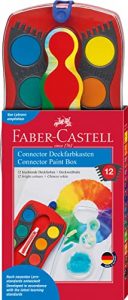 Faber-Castell 125030 - Farbkasten CONNECTOR mit 12 Farben