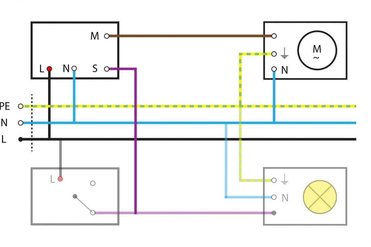 Schaltplan Nachlaufrelais - Wiring Diagram