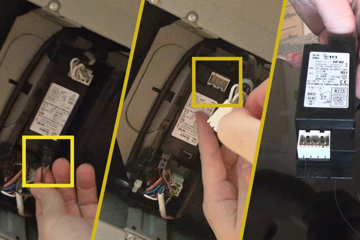 Dunstabzugshaube LED statt Halogen Anleitung @ diybook.at Dunstabzugshaube LED statt Halogen Anleitung @ diybook.at