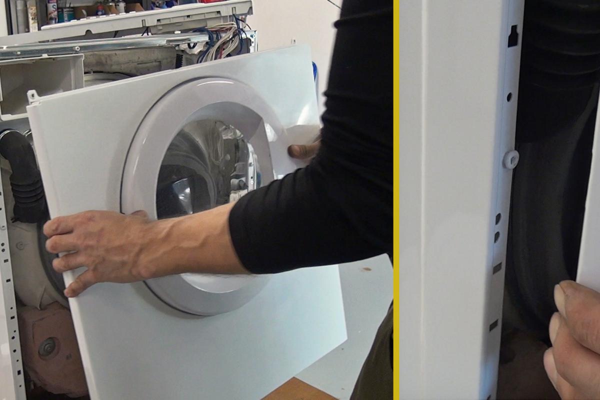 Türmanschette Dichtung Waschmaschine passend wie Bauknecht Philips 481946669828 