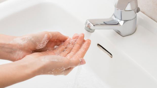 Hände waschen erzeugt Grauwasser
