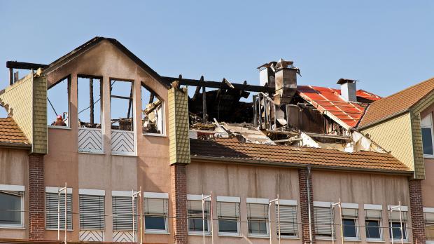 Materieller Verlust nach Wohnungsbrand