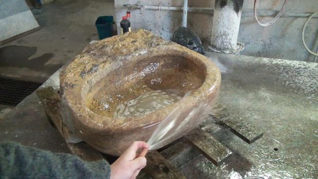 Marmor waschbecken reinigen und versiegeln anleitung @ diybook.at