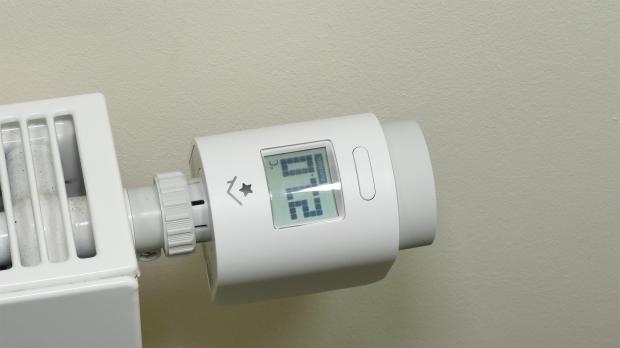 Montiertes Heizkörperthermostat