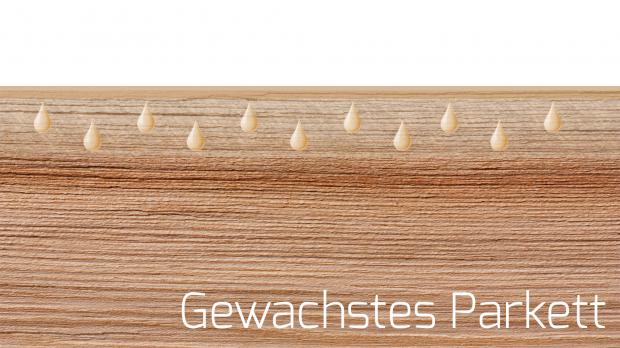 Gewachstes Parkett