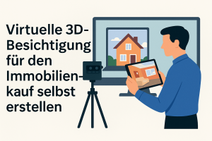 Virtuelle 3D-Besichtigung für den Immobilienkauf selbst erstellen