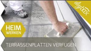 Embedded thumbnail for Terrassenplatten verfugen