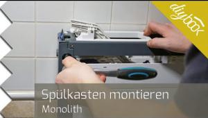 Embedded thumbnail for Spülkasten montieren – Anschließen eines Geberit Monolith