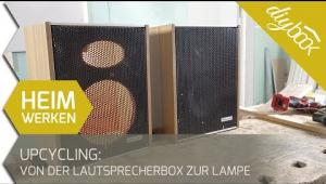 Embedded thumbnail for Upcycling: So werden kaputte Lautsprecher zu Design-Lampen!