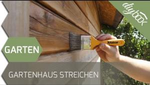 Embedded thumbnail for Gartenhaus neu streichen
